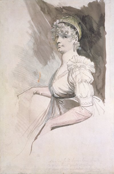 Portrait of Mrs Fuseli, c.1798 by Johann Heinrich Füssli